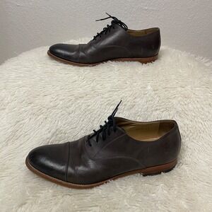ANTONIO MAURIZI Shoes Mens EU 41 US 8 Brown Leather Oxford Made in Italy